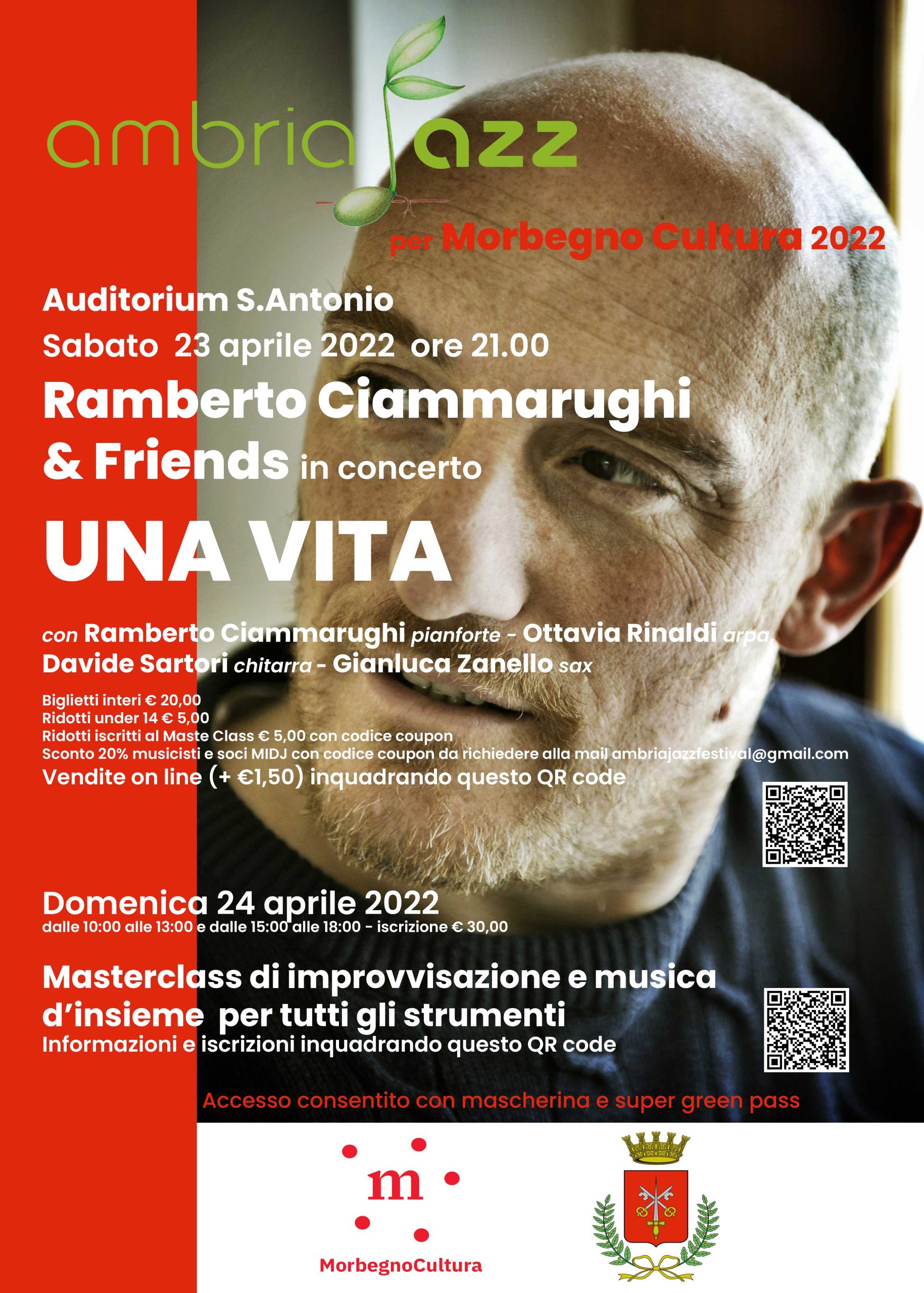 Concerto e MasterClass con il M°Ramberto Ciammarughi